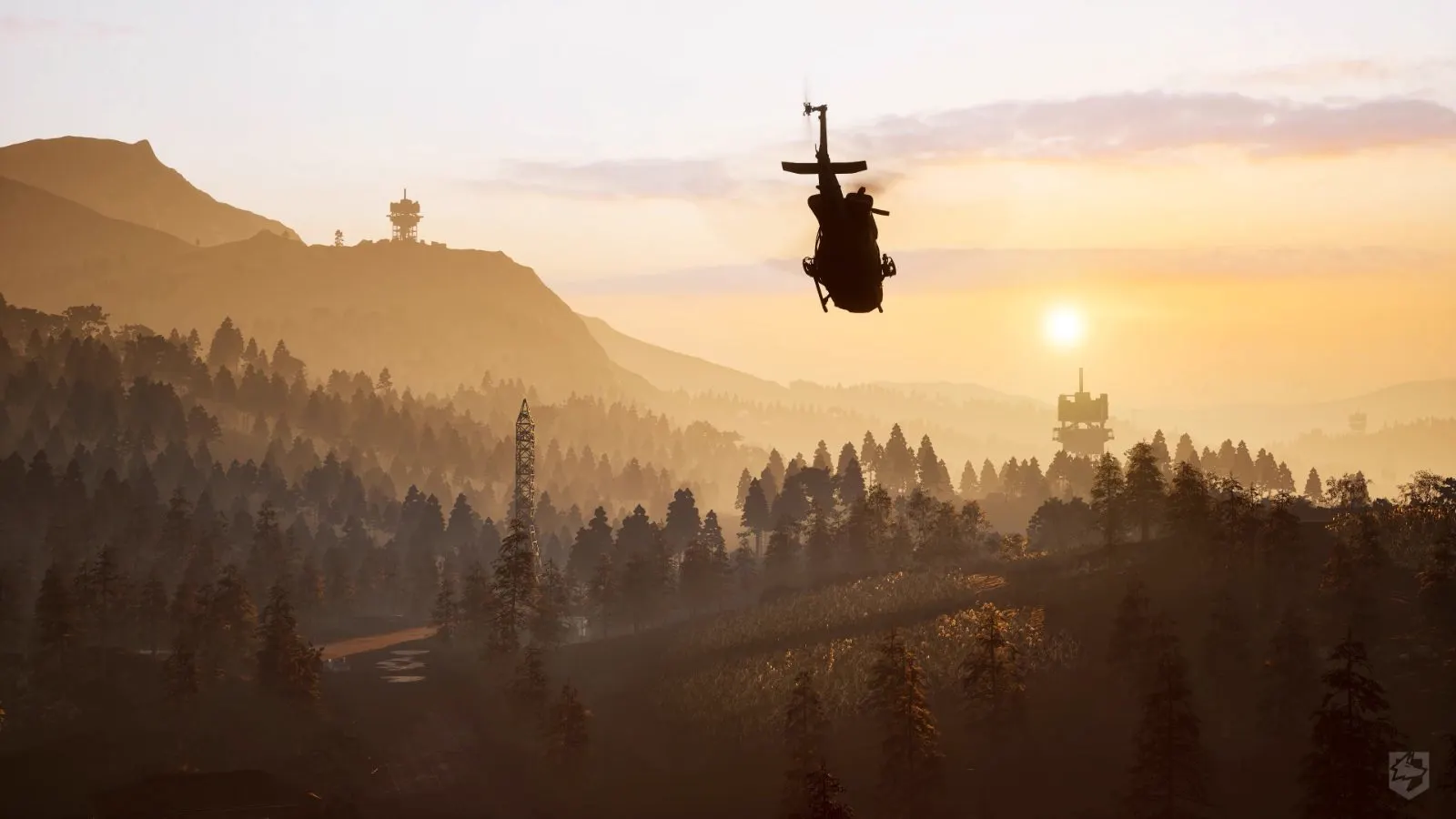 Official WARDOGS material: an aircraft over the map.