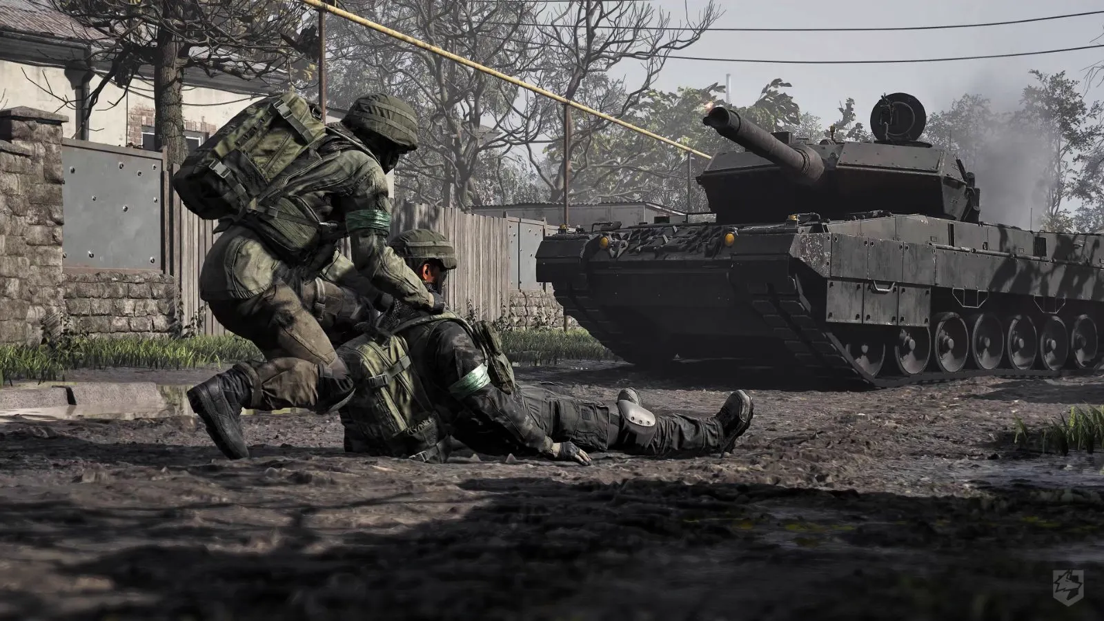 Official WARDOGS material: armour on the battlefield.